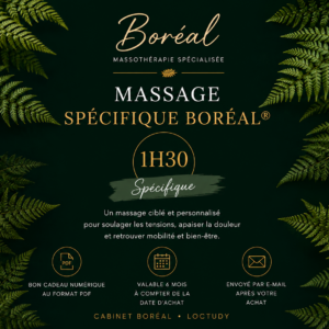 VIsuel Massage spécifique Boreal 1h30