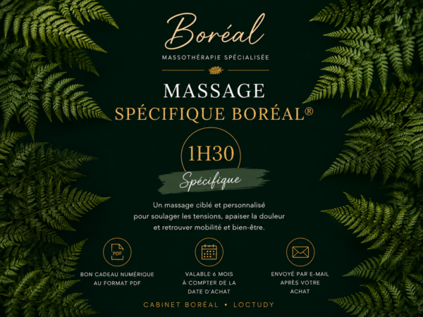 VIsuel Massage spécifique Boreal 1h30